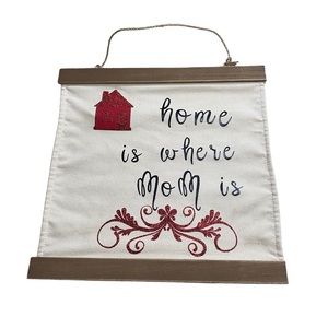 Home is where Mom is wall decor accent